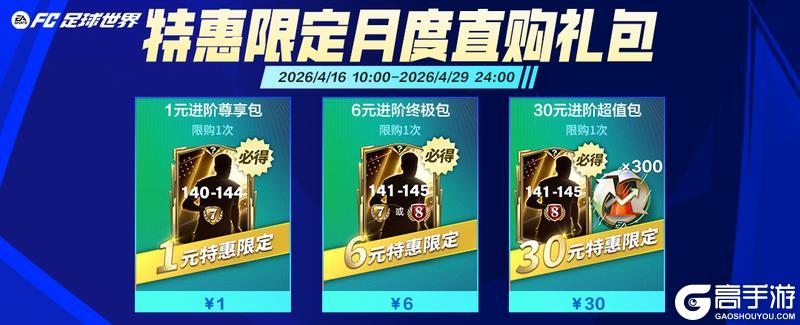 《FC足球世界》Next新世代升级，欧冠荣耀活动，巅峰序章队徽开启！首充双倍重置