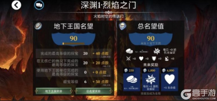 宝石战争地下王国打法技巧&名望详解