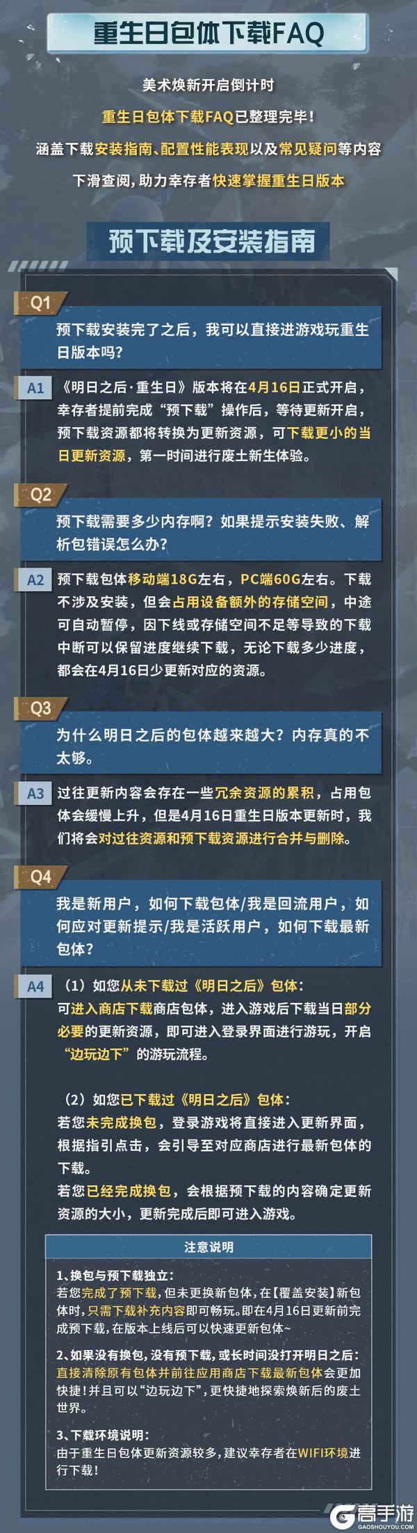 FAQ |《明日之后：重生日》下载答疑&福利