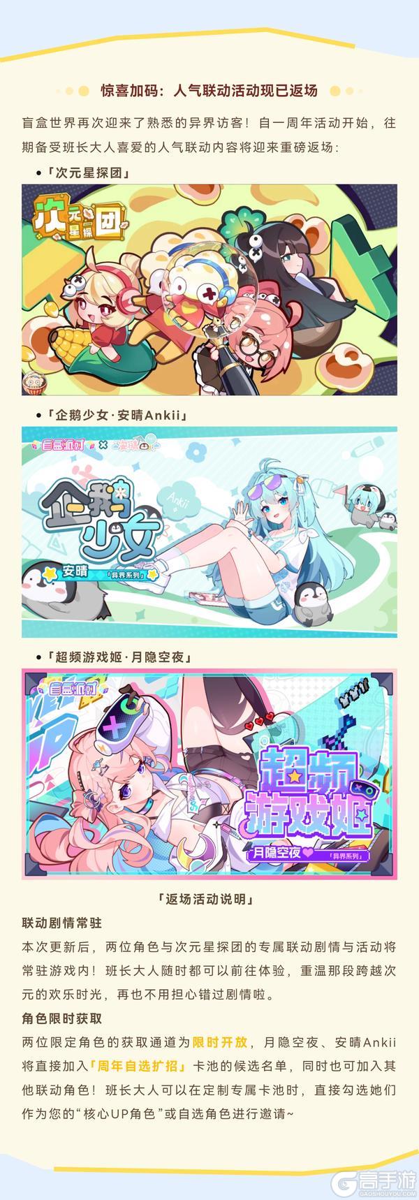 【盲盒派对一周年】福利内容、活动情报大公开