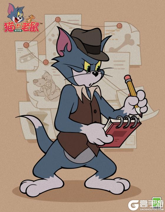 《猫和老鼠》侦探汤姆角色档案丨追查线索明察秋毫侦探汤姆驾到