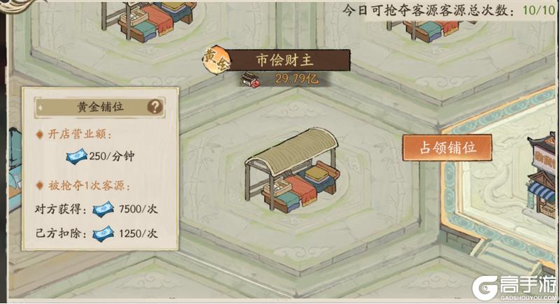 《大店小二》街区玩法攻略详解，抢占铺位轻松赚营业额！