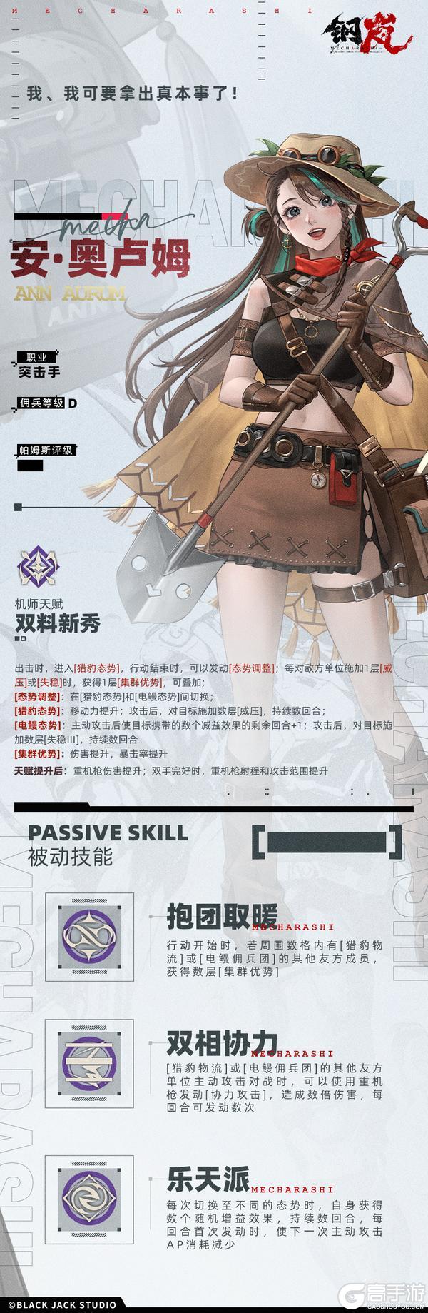 《钢岚》机师档案 | 安·奥卢姆