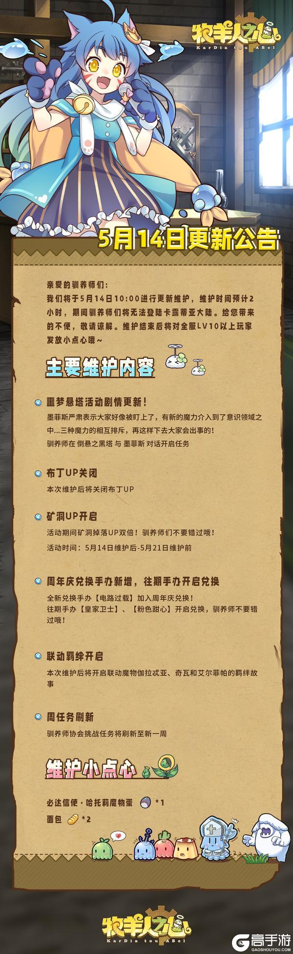《牧羊人之心》5月14日更新公告