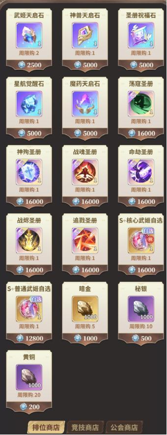 《决斗学院》系统商城道具购买推荐
