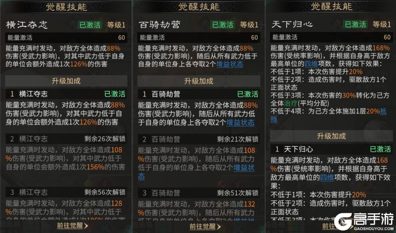 《三国:天下归心》你的四维 增益 追击格