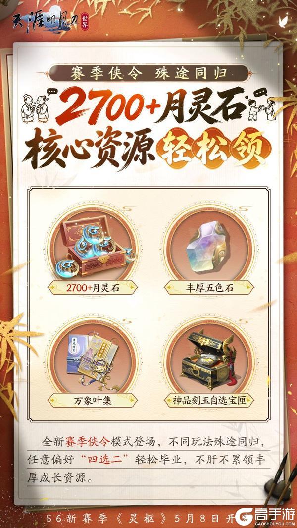 《天涯明月刀·世界》S6新赛季资料片今日全平台上线