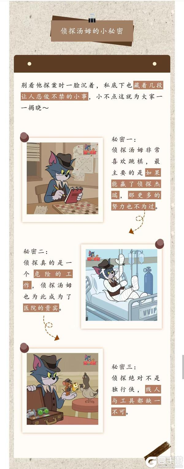 《猫和老鼠》侦探汤姆角色档案丨追查线索明察秋毫侦探汤姆驾到