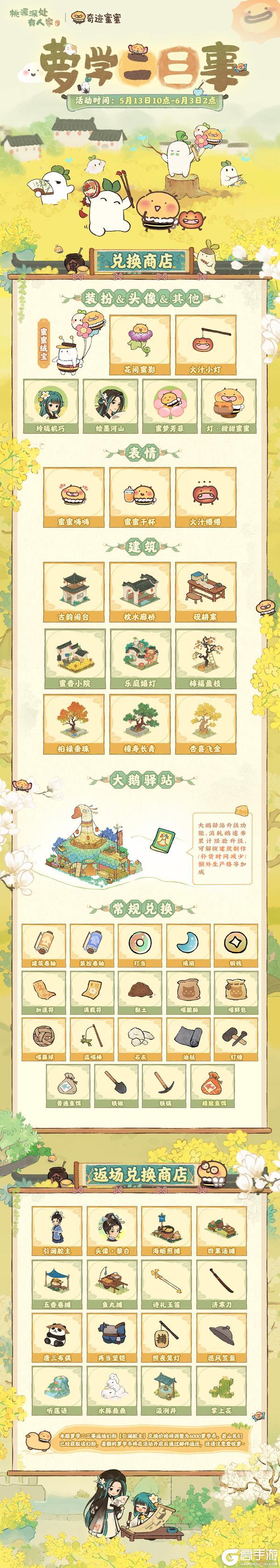 《桃源深处有人家》桃源×奇迹蜜蜜丨联动奖励激萌亮相!
