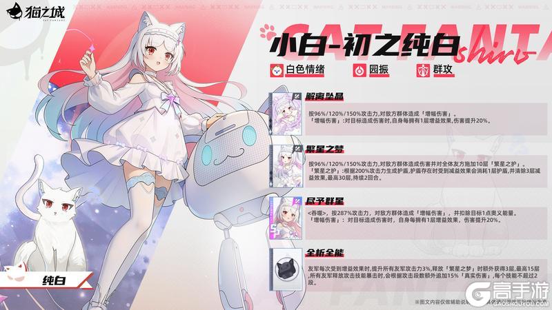 《猫之城》✨纯白:小白-初之纯白即将登场!