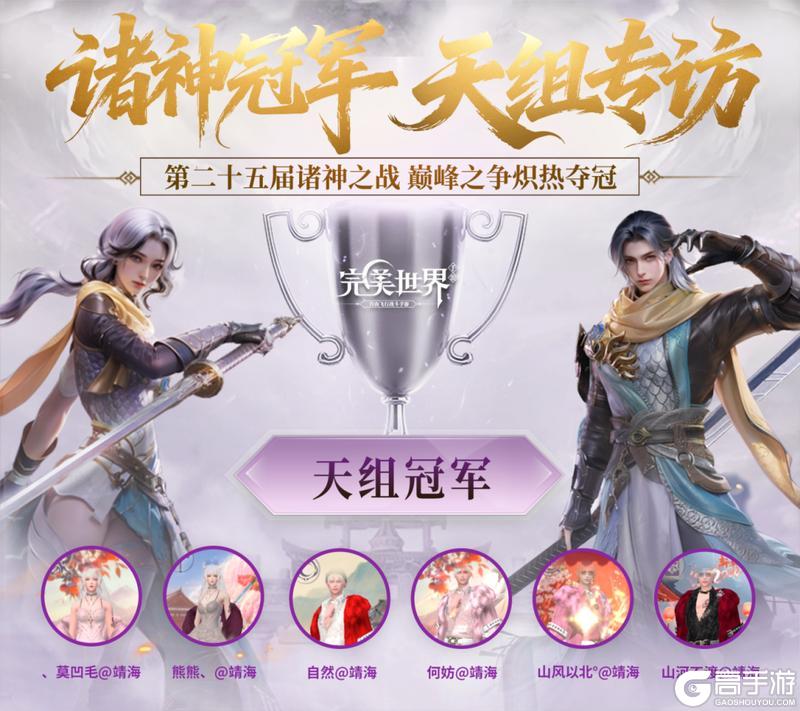 《完美世界》25届诸神·天组专访丨以战为名,以情为盟,完美共朝夕!
