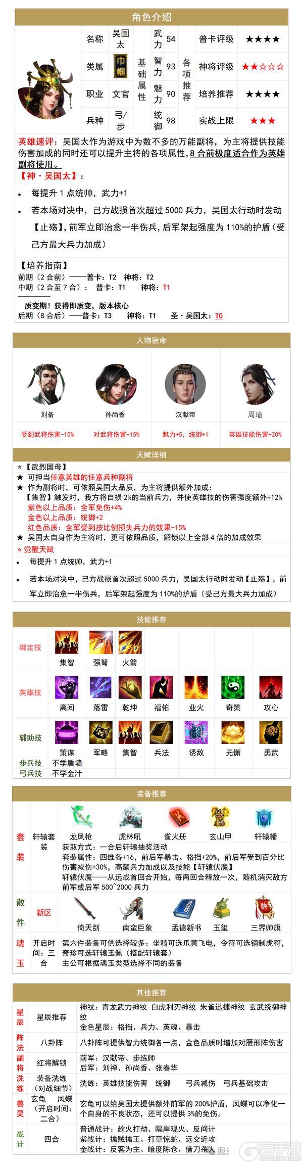 《骑兵冲突》英雄攻略：万能副将「吴国太」详解！