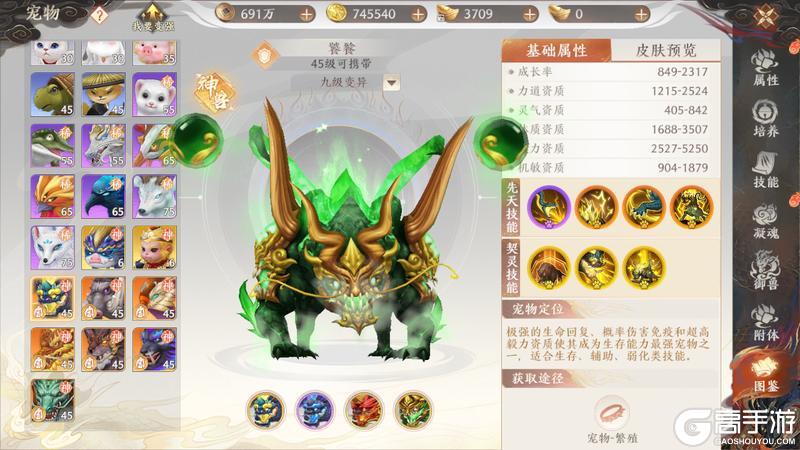 《天龙八部2:飞龙战天》江湖攻略集|七大神兽选哪个?神兽养成攻略奉上