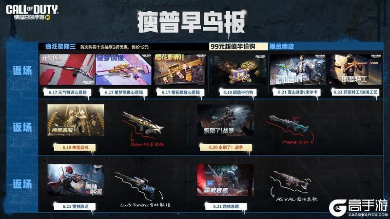 《使命召唤手游》本周早鸟报,永别!神圣惩戒!报到!