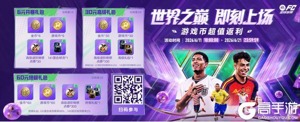 更新爆料丨FC足球世界-杯赛更新，世界之巅，即刻上场！