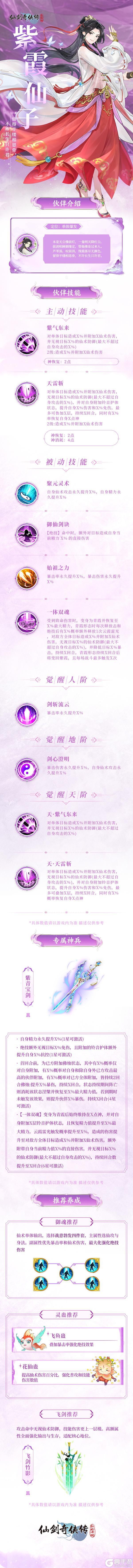 《仙剑奇侠传：新的开始》【联动人物介绍】紫霞仙子-留得半缕相思骨，不许长生只许君