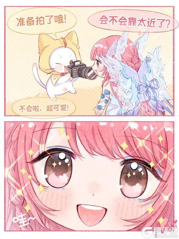 《闪耀暖暖》明日开服提醒丨这样会不会靠太近啦……📸