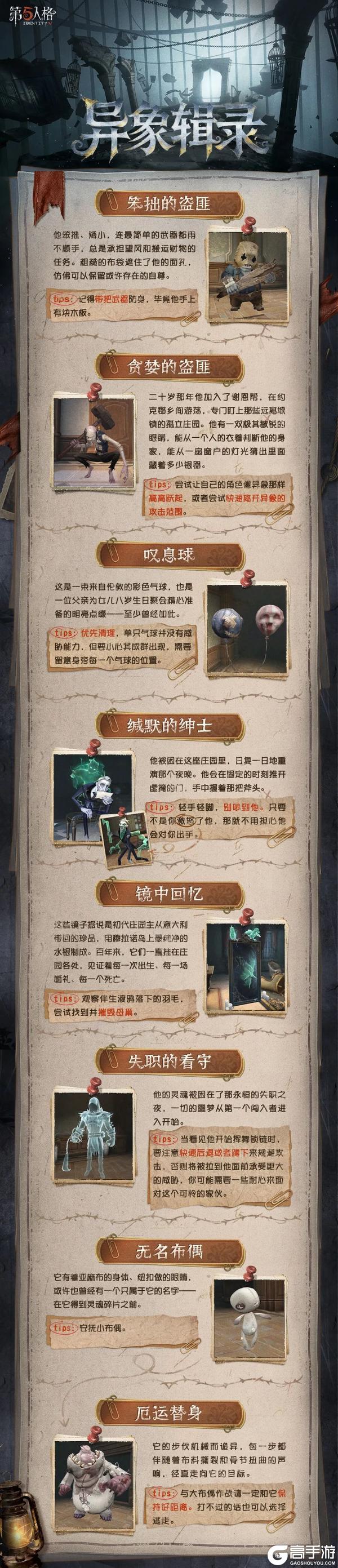 《第五人格》「全新娱乐玩法——加页手记」情报速递！
