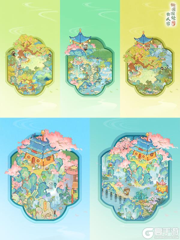 《桃源深处有人家》造景壁纸丨品夏日清欢