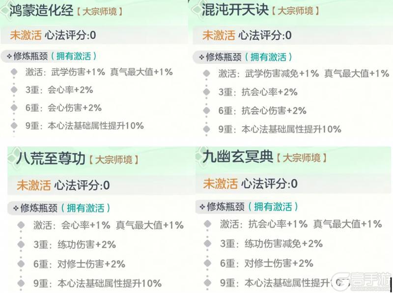 《宗师之上》「破木悟法」限定心法周活动详细获取秘籍！