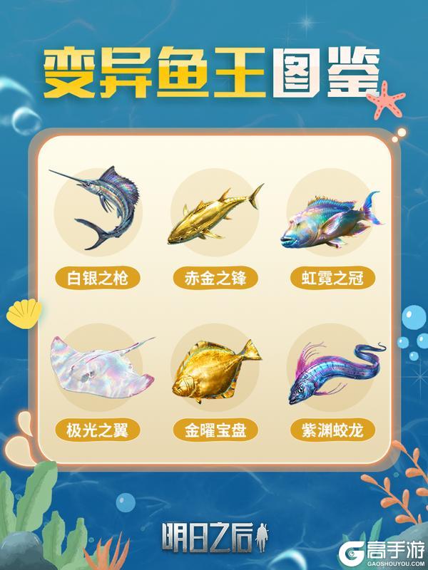 《明日之后》海钓图鉴大全！一眼识遍变异鱼种
