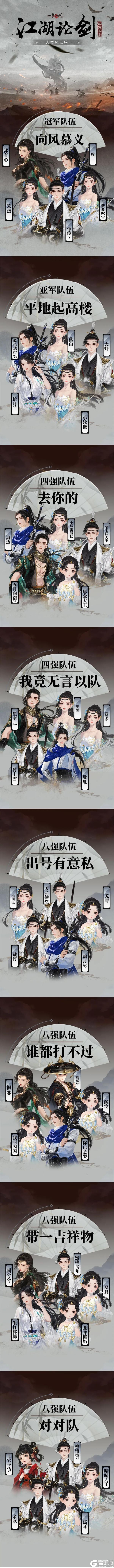 《一梦江湖》四海潮音、卧龙门、八音清鸣战鼓既定最终席位