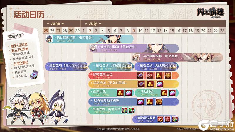 《闪之轨迹：北方战役》公测正式启程！今日11:00全平台上线！