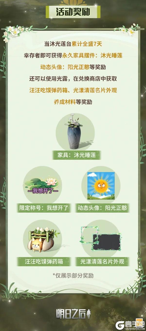 《明日之后》爱种田的小伙伴们!作物加速生长还能免费领家具!