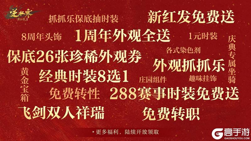 《遇见逆水寒》八周年庆典今日开启！诸神冠军再添喝彩