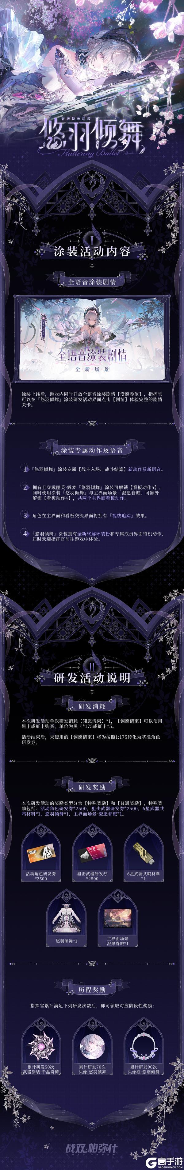 《战双帕弥什》【丽芙·霁梦 新增特效涂装 | 悠羽倾舞】
