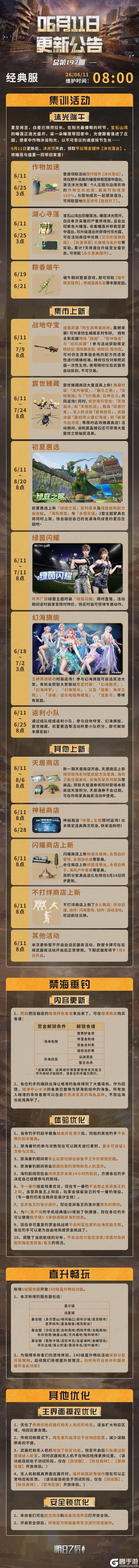 《明日之后》2026年6月10日经典服更新公告