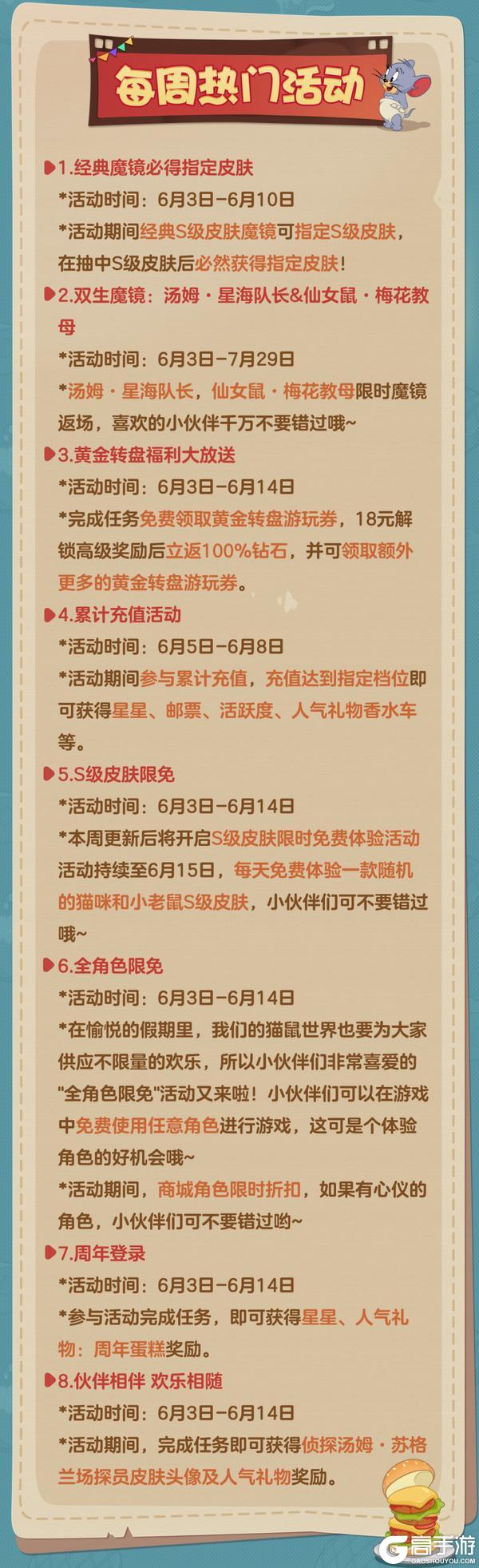 《猫和老鼠》6.3更新公告丨更多精彩快来一览具体内容吧!