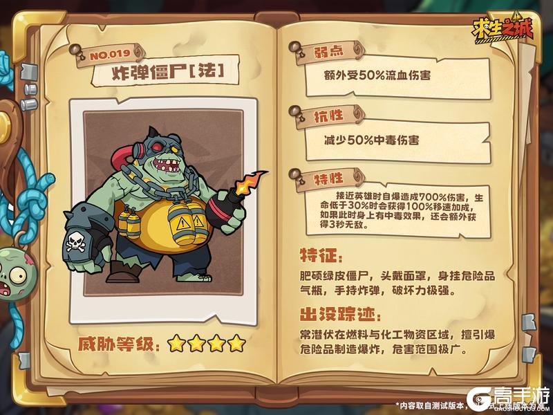 《求生之城》怪物图鉴丨5大凶悍庞然大物来袭!